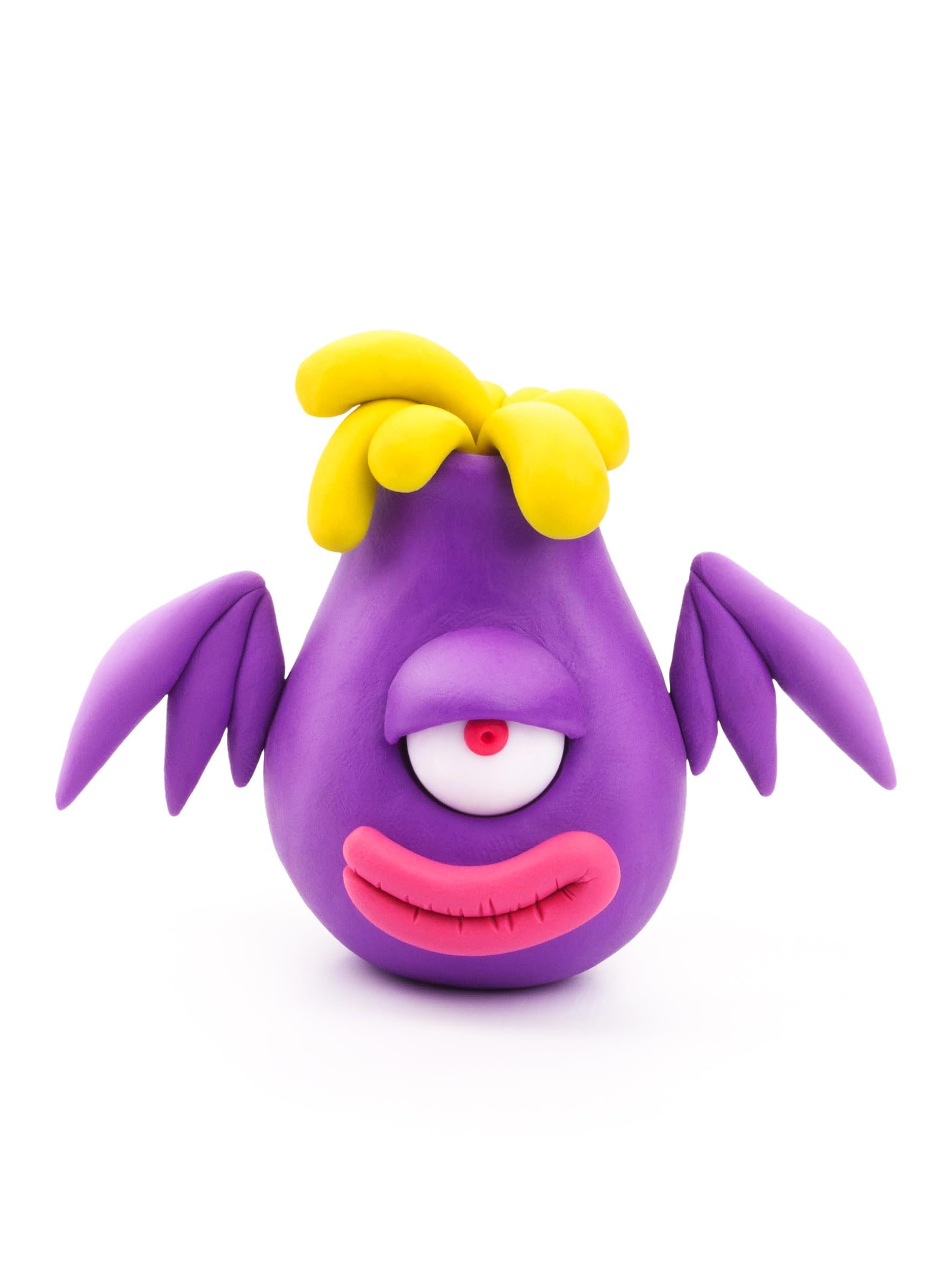 Hey ClayDIY Volcano Plastic Creative Modelling Air-Dry Clay For Kids 3 Cans