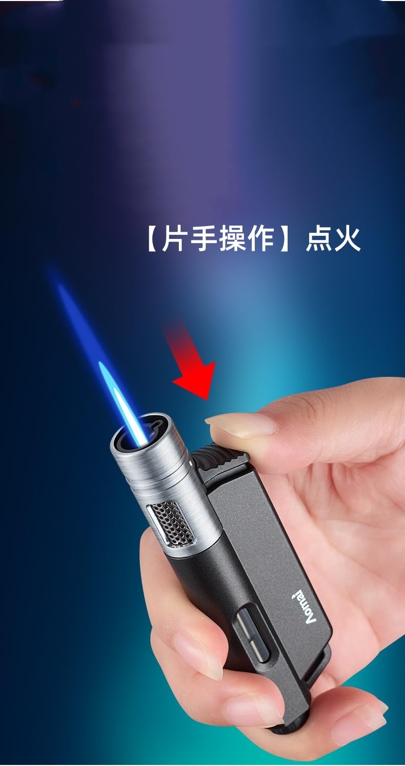 超小型 強力 耐風 バーナー トーチ ガス 充てん式 軽量 コンパクト 普段使い…