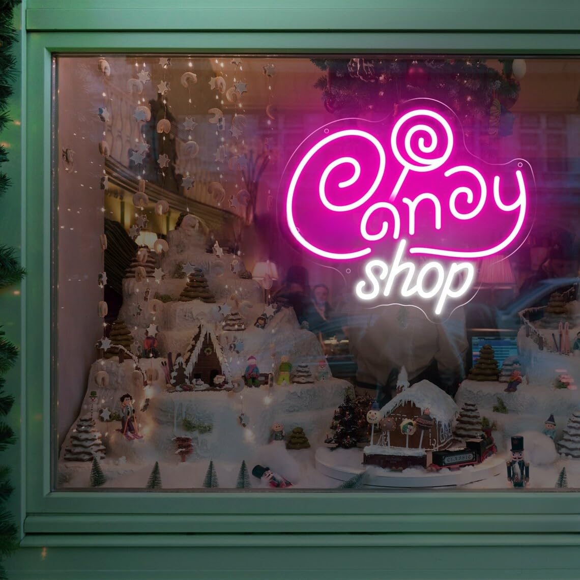 Candy Shop LED Neon Sign,Lollipop Candy Sign,Custom Neon Sign,Personalized Candy Cart Decor,Bar Shop Signage,Halloween Christmas Wall Decor