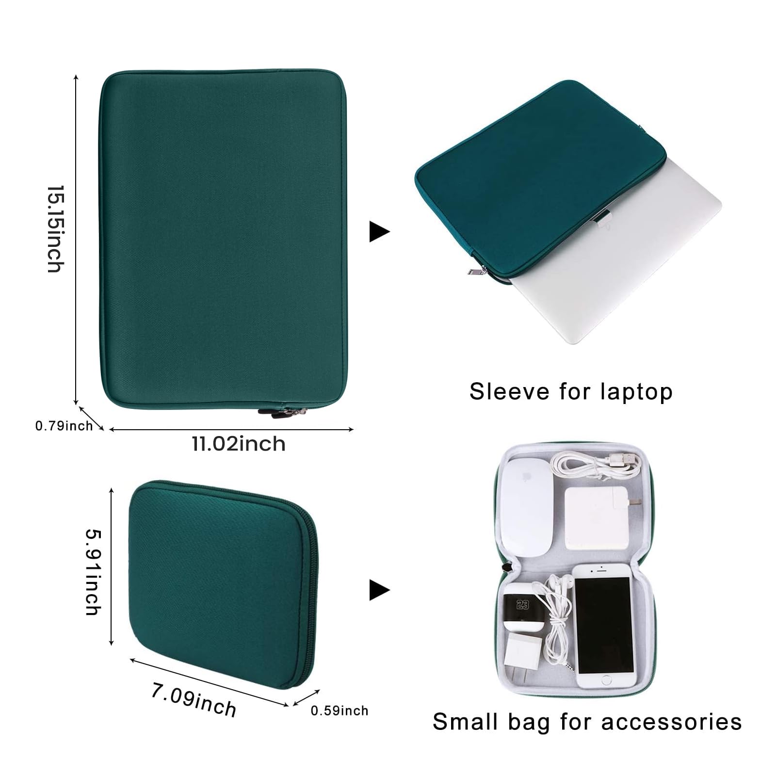 iCasso Funda compatible con MacBook Air de 15 pulgadas versión 2023 A2941 M2 Chip, funda rígida, funda, protector de pantalla, funda de teclado para MacBook Air de 15.3 pulgadas con bolsa pequeña,