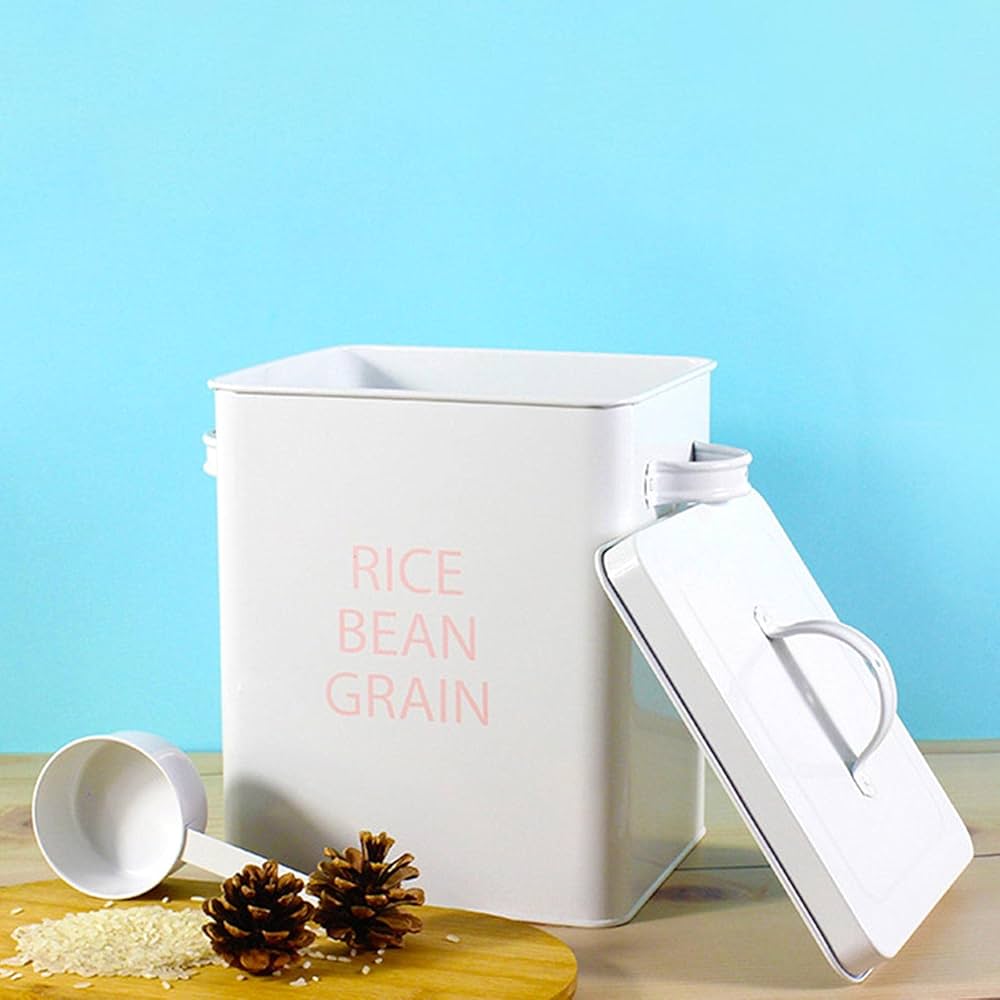 Amazon｜6L 米びつ おしゃれ ライスストッカー 密閉 金属製