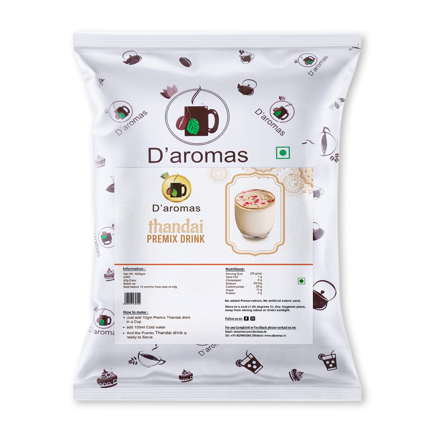 See full amazon price history chart for Daromas Instant Thandai Premix - 1kg,Instant Premix Mix Powder, Refershing Summer Drink Premix,Healthy Thandai Drink Mix Daromas Instant Thandai Premix - 1kg,Instant Premix Mix Powder, Refershing Summer Drink Premix,Healthy Thandai Drink Mix (B0C6MBY9T1) Amazon Price History, Amazon Price Tracker