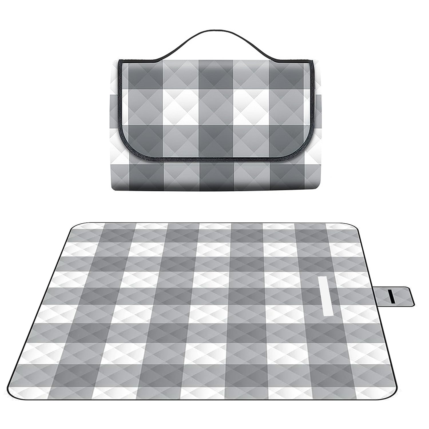 bellmeanin Picnic Blanket Waterproof 200x200cm Large Beach Blanket Camping Blanket Outdoor Foldable Beach Blanket With Handle Machine Washable for Camping Park Garden Hiking and Family Fun