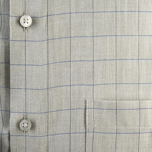 Image of 7-DAYS Men's Premium Checks Formal Shirt - Cotton Rich, Regular Fit, Full Sleeve, with Pocket, Wrinkle Resistant - Stylish Office & Everyday Wear.