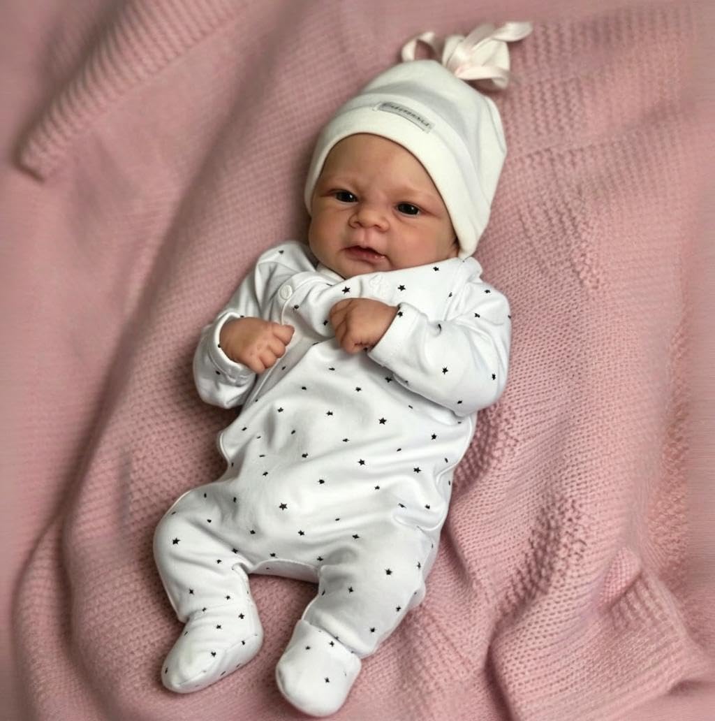 RXDOLL Reborn Baby Dolls silikonowy winyl na całe ciało realistyczny chłopiec 17 cali 43 cm prawdziwe życie lalka bobas ukorzenione włosy realistyczne niemowlęta Reborn lalki możliwa zabawka dla