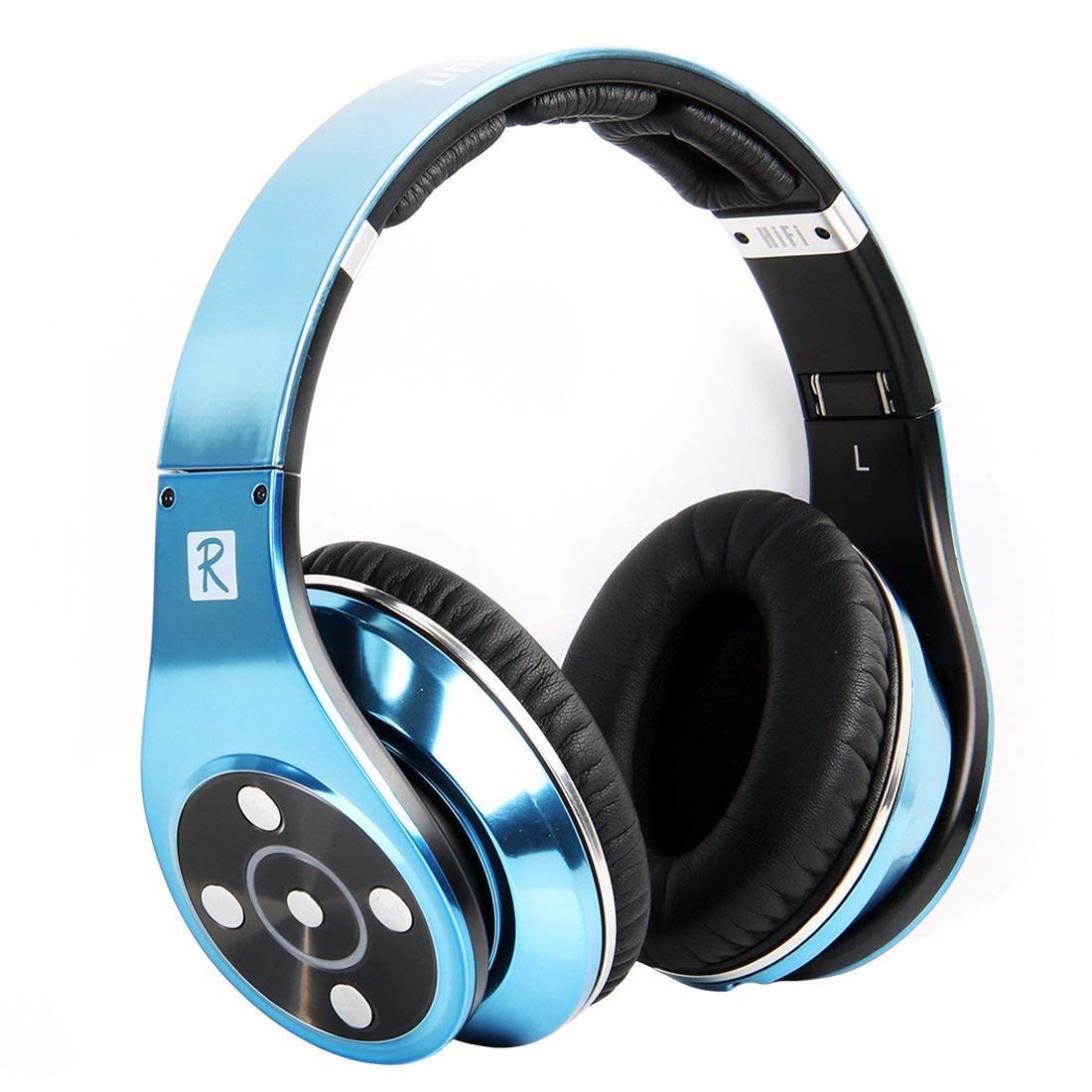 Bluedio R+ Legend Deep Bass Bluetooth Wireless Headphones with Mic & Micro SD Card Slot(Blue)
