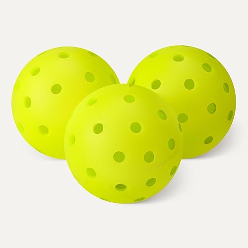 Miniatura 4 de Tienda Basics Outdoor Pickleball Balls, USAPA Approved, Yellow