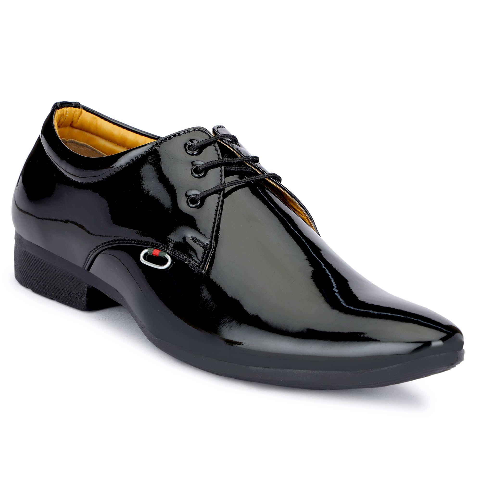 GAUTAMFIT Men's Formal Classic Derby Lace-Up Formal Shoes for Office, Party,Wedding | Dress Shoes | Extra Cushioning Insole | Lightweight & Comfortable Shoes-image-47