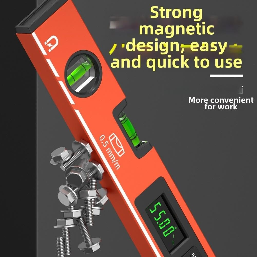 für aluminium Digital Wasserwaage 40mm LCD Display Hell für(400mm)