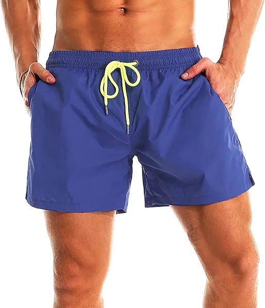 YnimioAOX Men's Swim Trunks Quick Dry Beach Shorts Swimwear Bathing Suit