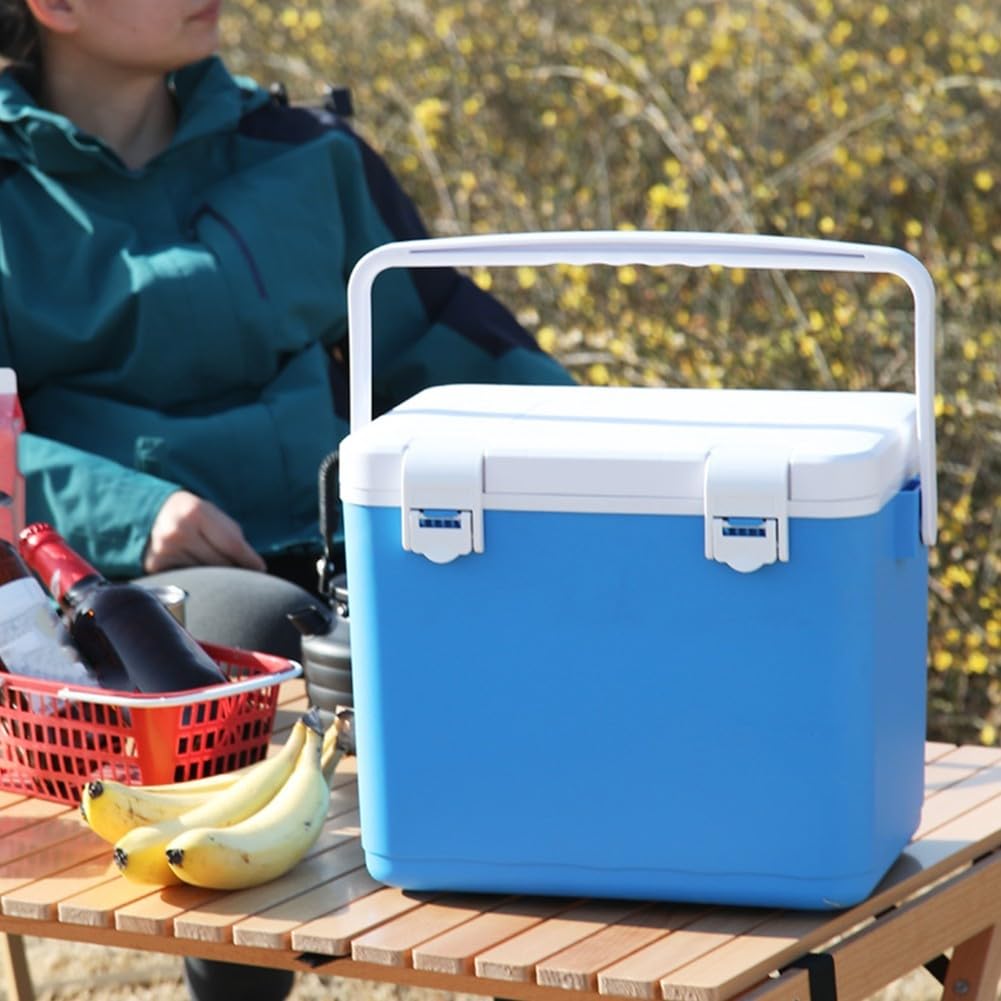 Contenitore refrigerante isolato 10L, Cestino freddo da campeggio picnic, Portabevande portatile per alimenti, Contenitore freddo da viaggio, Contenitore freddo rigido, Contenitore freddo da