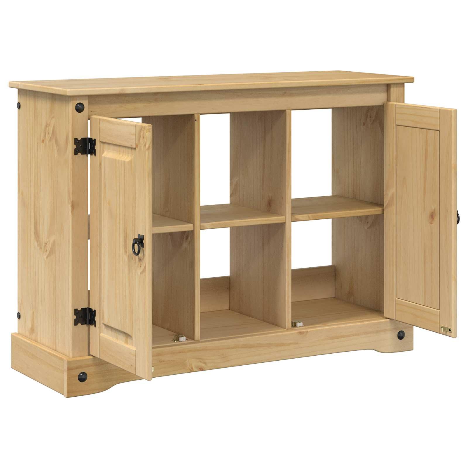 Supporto per acquario, in legno di pino, marrone, 101,5 x 37 x 73