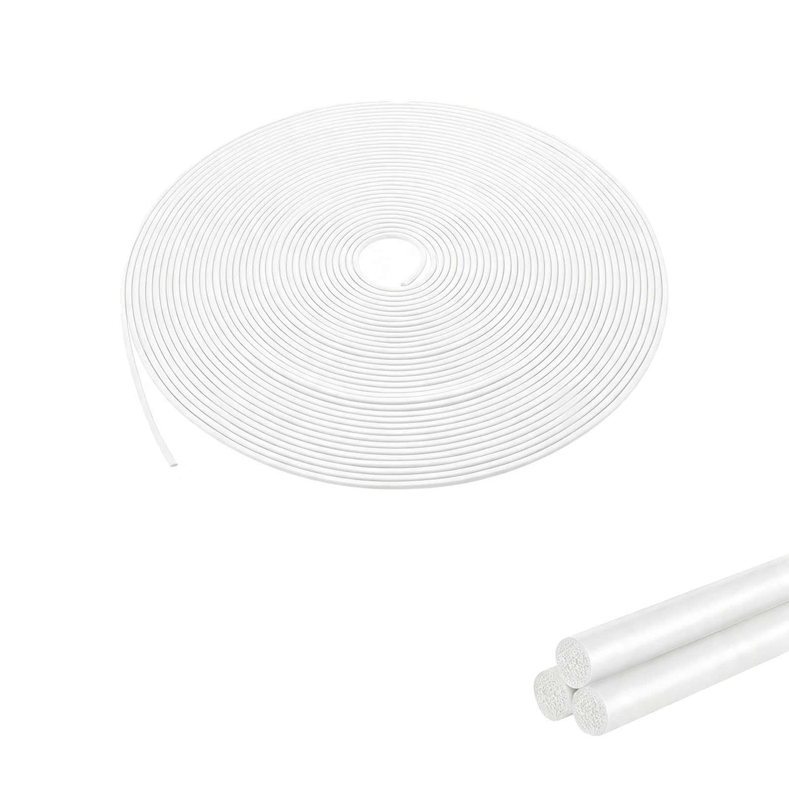 Backer Rod 6mm x 5m White Foam Gap Filler for Joints Cracks Sealant DIY