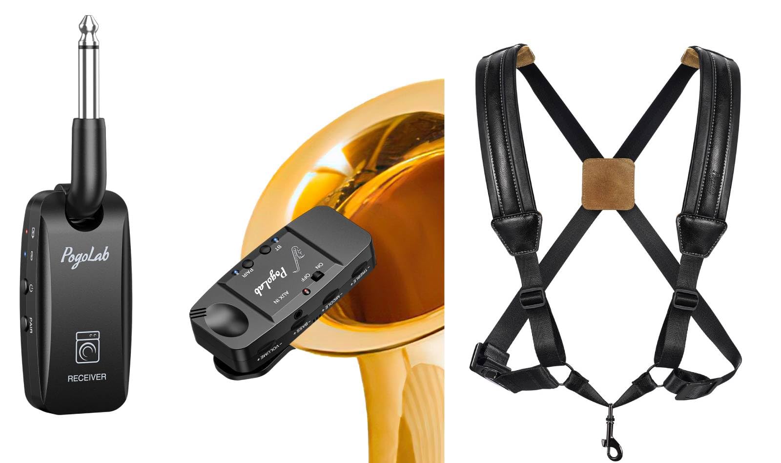 POGOLABUHF Wireless Saxophone System + Saxophone Harness
