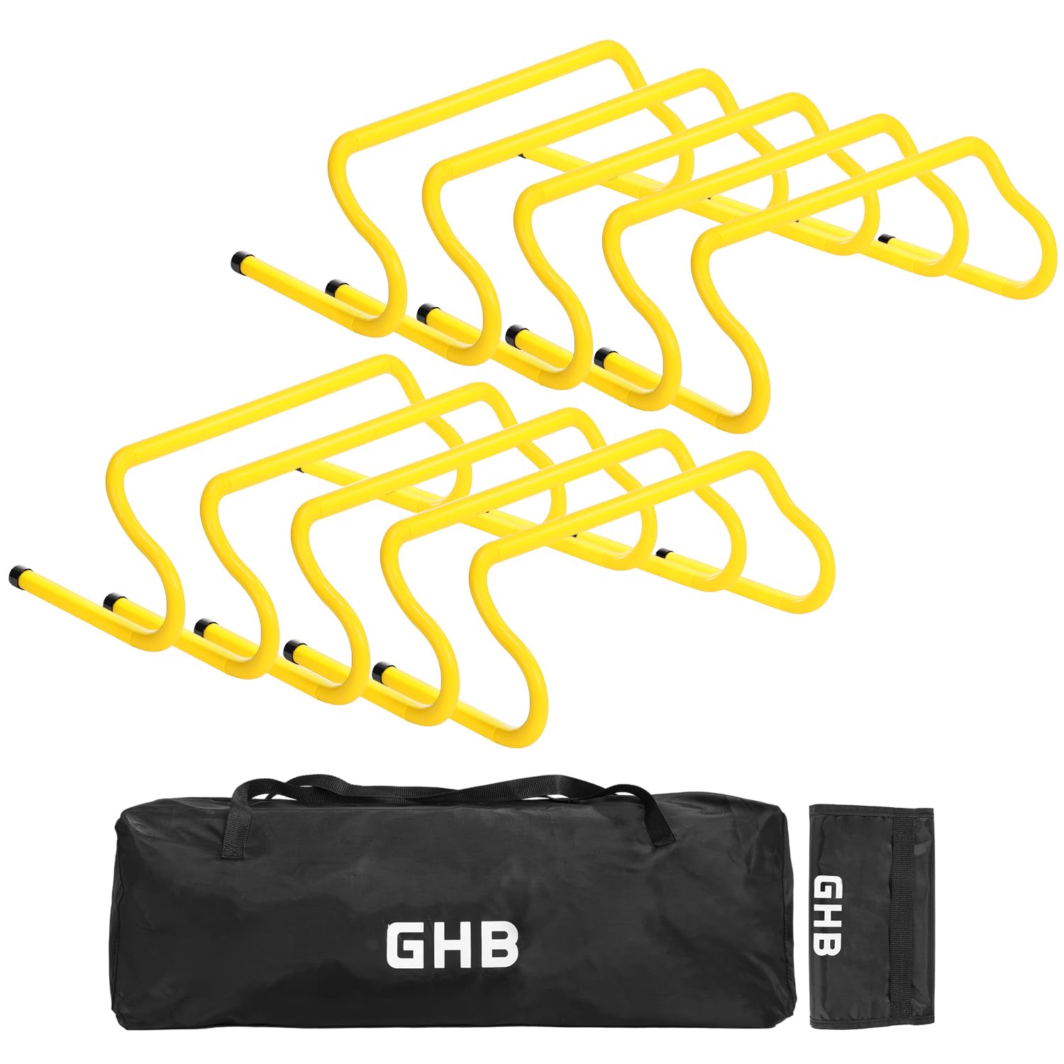 Photo 1 of GHB Agility Speed Training Hurdles, 10 Pack, Yellow