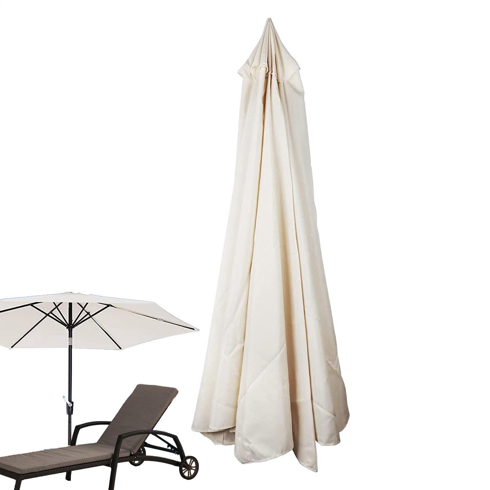 Tettoia di ricambio per ombrelloni da terrazza, copertura di ricambio in poliestere | Per esterni, giardino, terrazza, piscina, terrazza, parco giochi