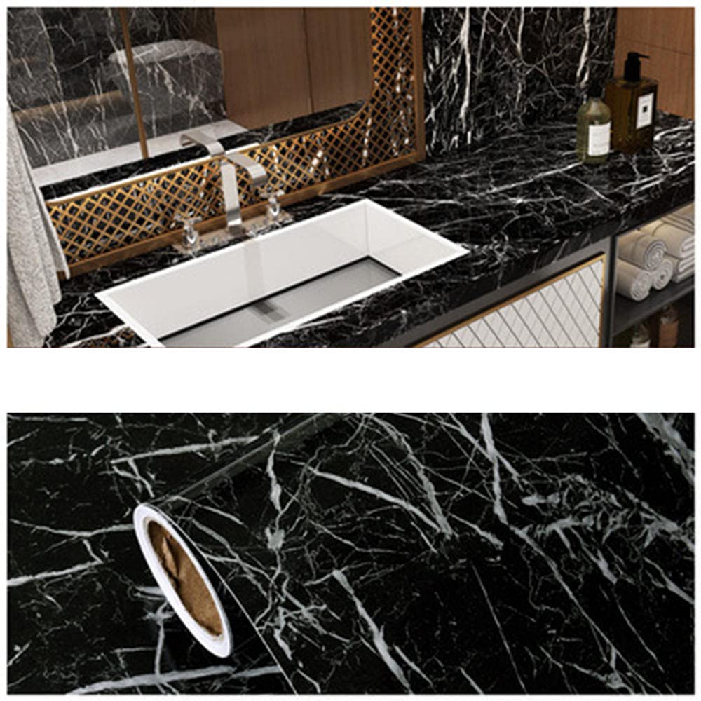 Vinilo adhesivo muebles de mármol para dar un cambio elegante al baño y cocina Stick-B-4