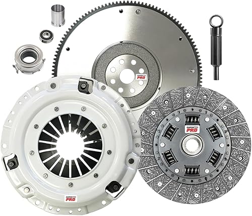 ClutchMaxPRO Heavy Duty OEM Clutch Kit with Flywheel Compatible with 2005 Saab 9-2X 1998-2017 Baja Crosstrek Forester Impreza Legacy Outback XV