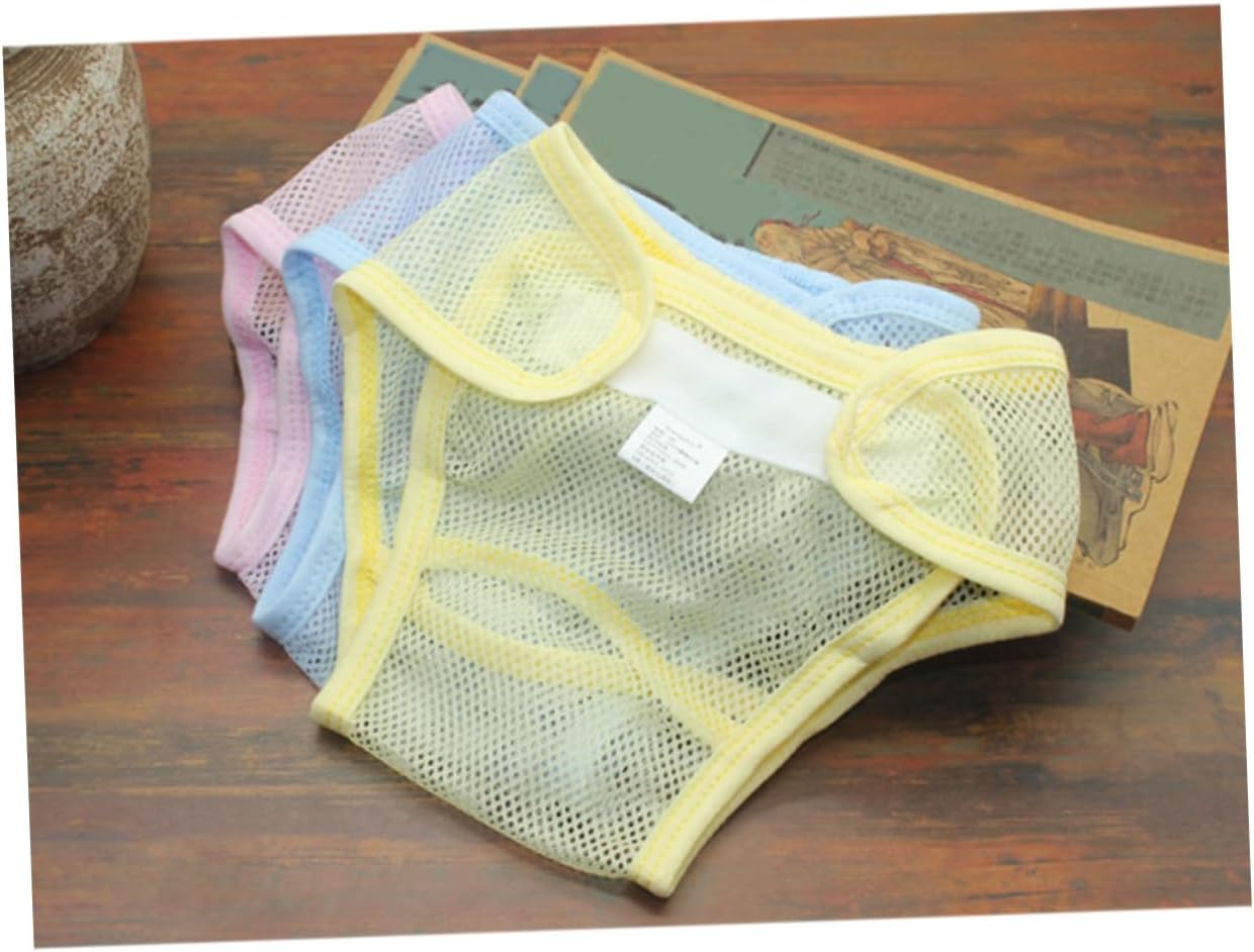 3pcs Summer Net Diapers Washable Potty Underwear Toliet Training Pants for Boys Girls