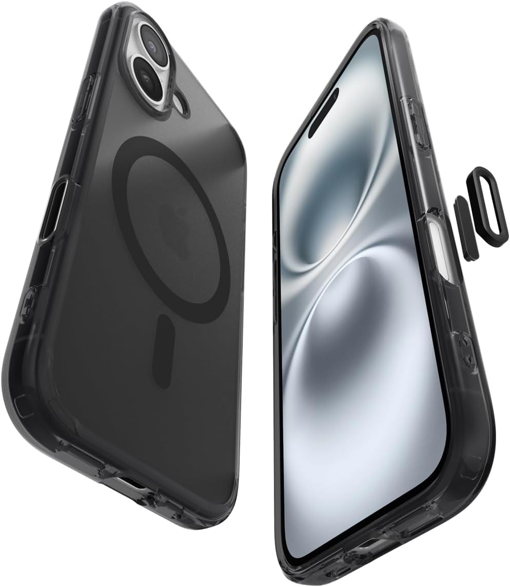 Spigen for iPhone 16 Case, Ultra Hybrid T MagFit [Camera Control Button Coverage] [Compatible with Magsafe] - Frost Black (Frost Black) Thumbnail