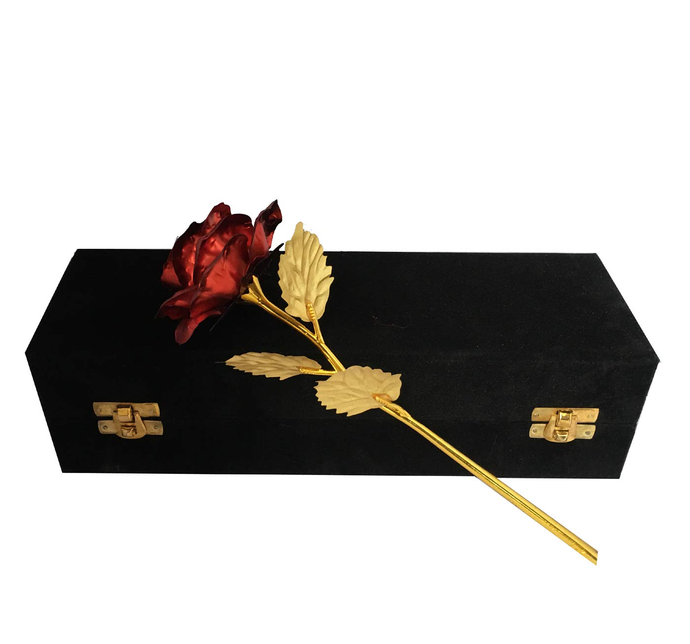 Rose with Luxury Gift Box (Red)-image-0