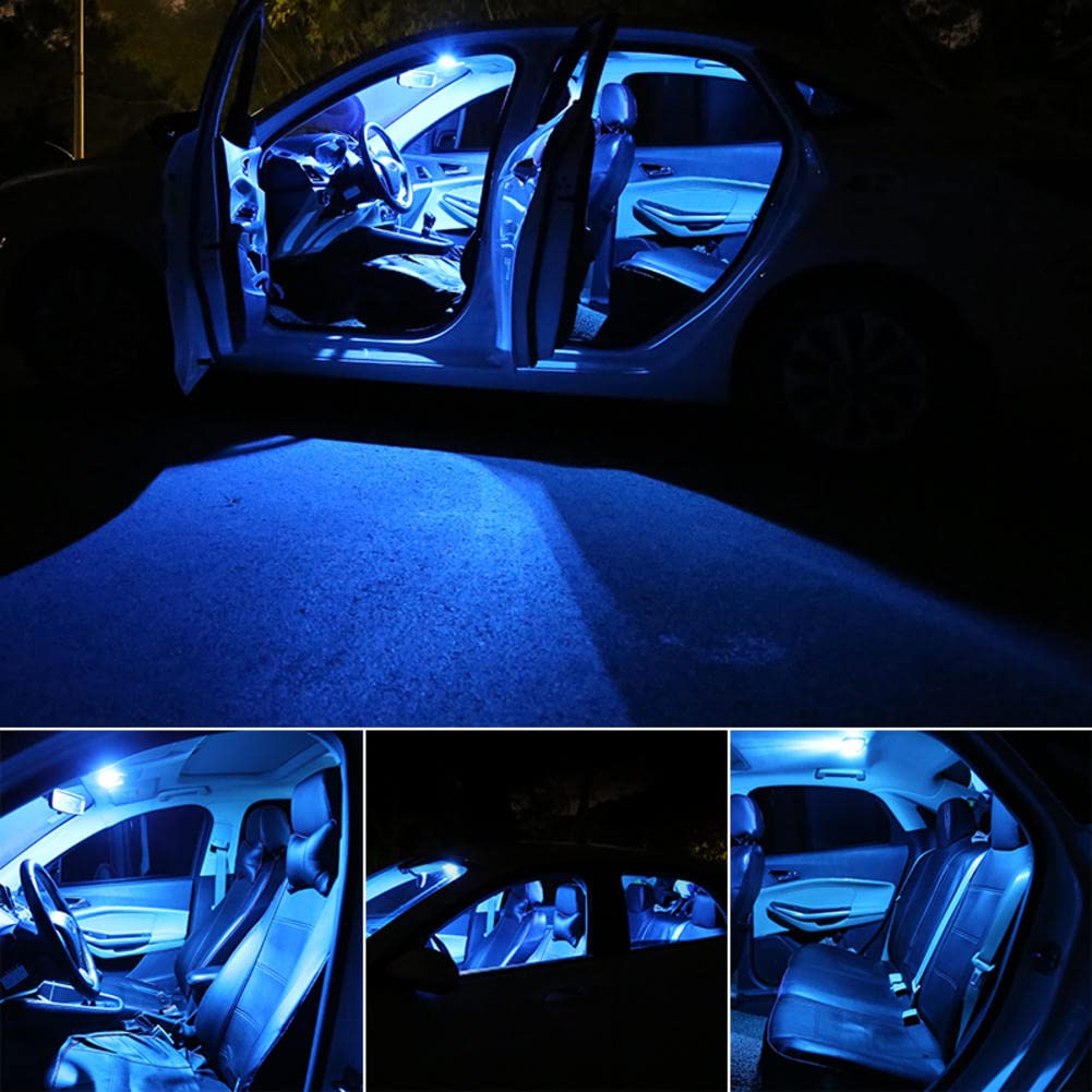 14 pz Nessun errore Bianco Canbus LED Lampadine per auto, per Cadillac STS 2005-2011 Mappa Cupola Tronco Lampada targa interna Pacchetto
