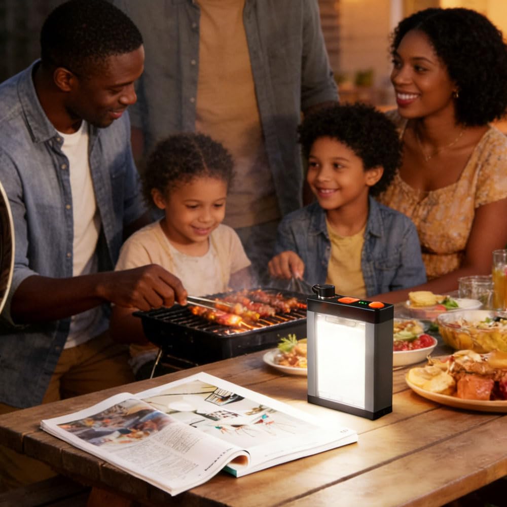 Lampada frontale a LED ricaricabile super luminosa con batteria indipendente, 9 volte più luminosa rispetto ai normali fari, perfetta per caccia, campeggio, pesca, emergenza