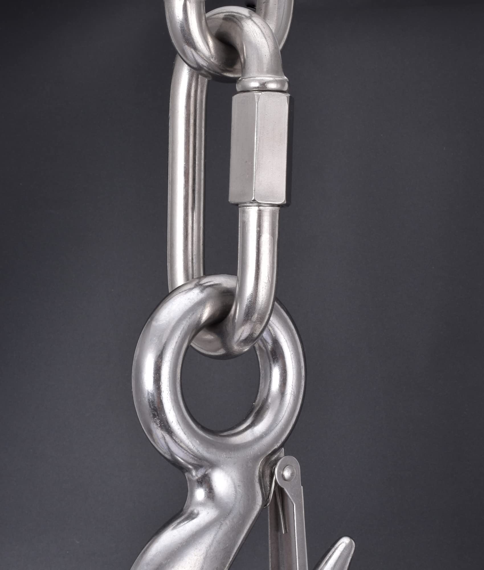 Mousqueton A Vis Alele Lot De 4 Connecteurs De Chaîne En Acier Inoxydable M10 Chaine Acier Inoxydable