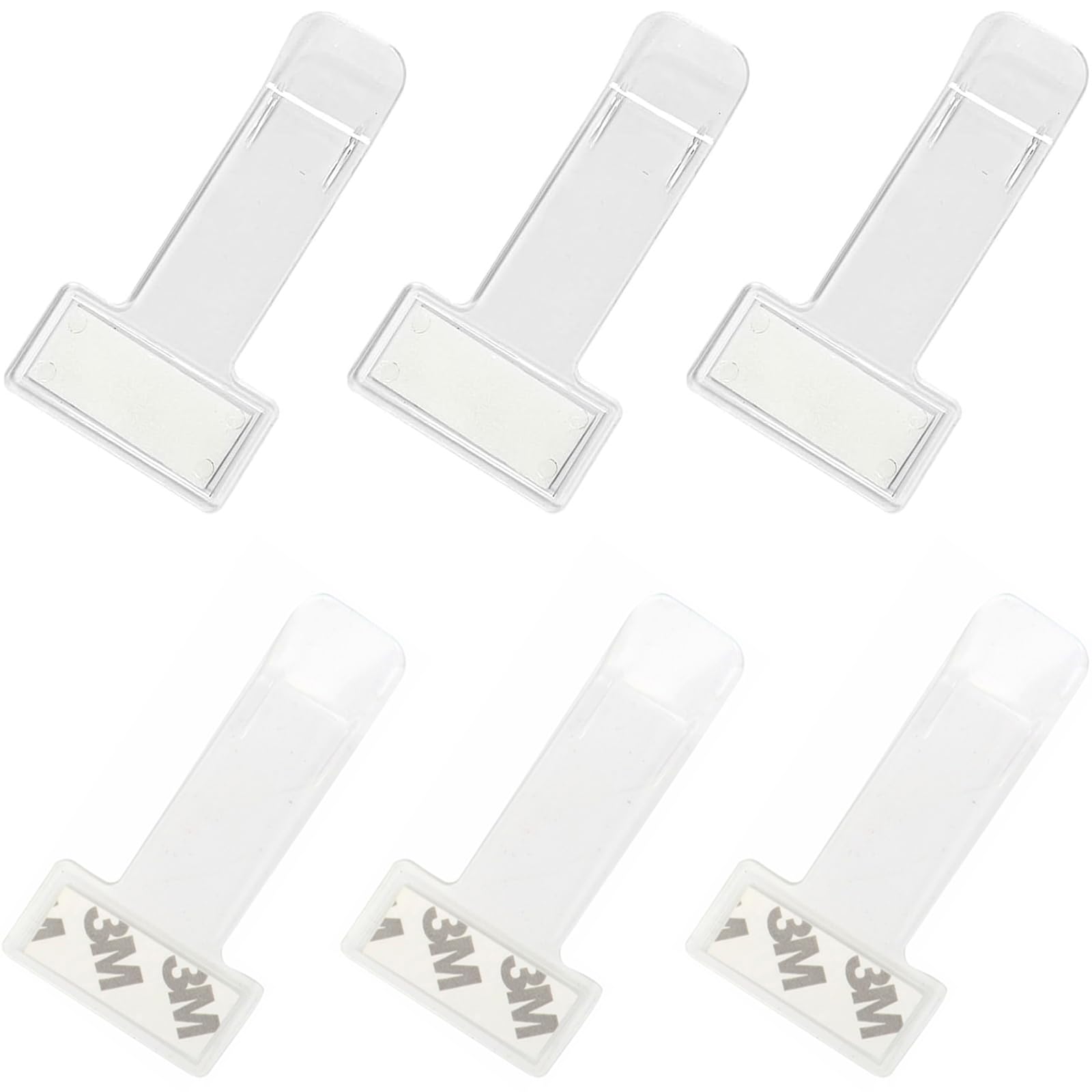 6 Piezas Clip para Boletos de Parabrisas, Autoadhesivos Car Ticket Holder, Transparentes Soportes para Billetes de Aparcamiento, para Ticket de Coche, Permisos de Estacionamiento