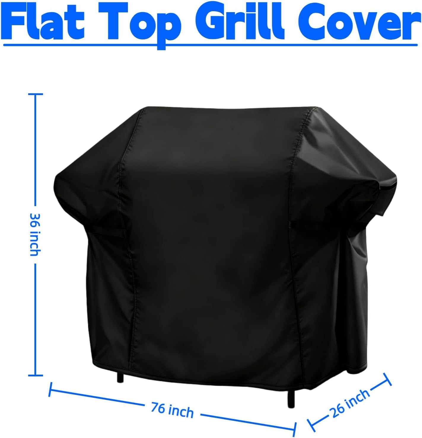 Copertura per griglia a gas, impermeabile, resistente, 193 cm, per Weber Char-Broil Nexgrill More, 4-6 bruciatori, per la maggior parte degli affumicatori da 190,5 cm, 193 x 66 x 91,4 cm