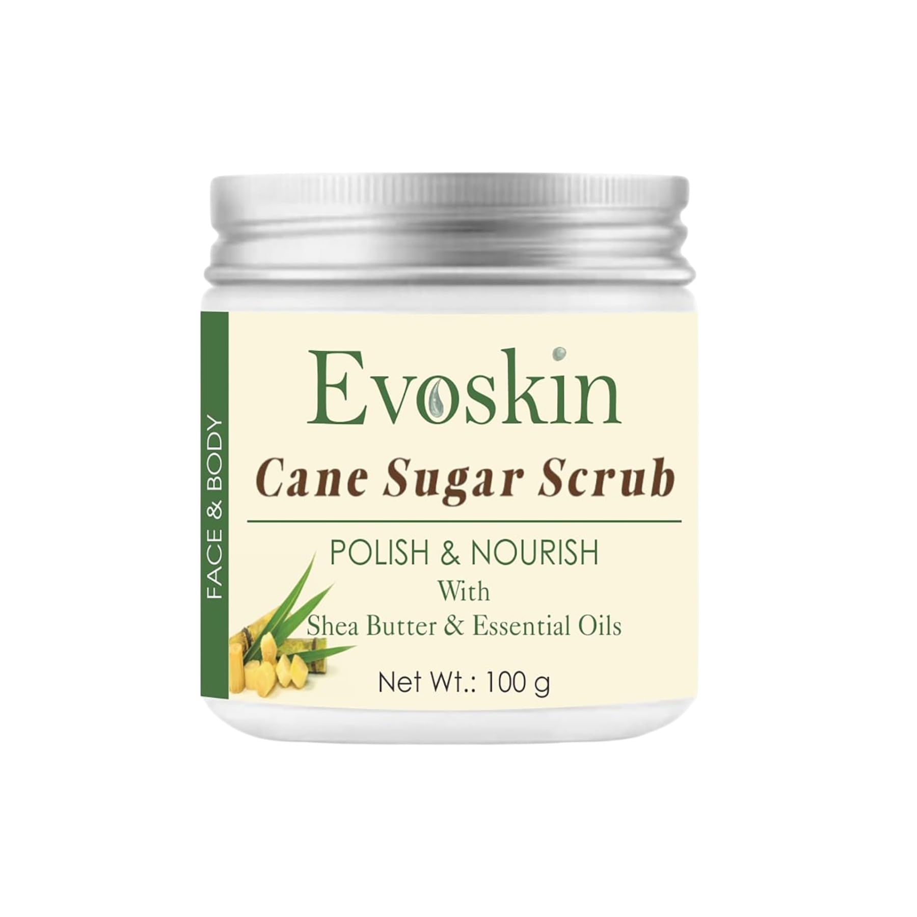 Sugar Scrub | Exfoliating Body & Face Scrub with Natural Sugar Crystals | Removes Dead Skin, Blackheads & Tan | Moisturizes & Brightens for Smooth, Glowing Skin (100g)-image-25