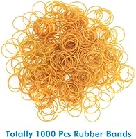 Vista 2 de Selizo 1000Pcs Elastic Bands Small Rubber Bands Assorted for Office Bank Home and Various Purpose
