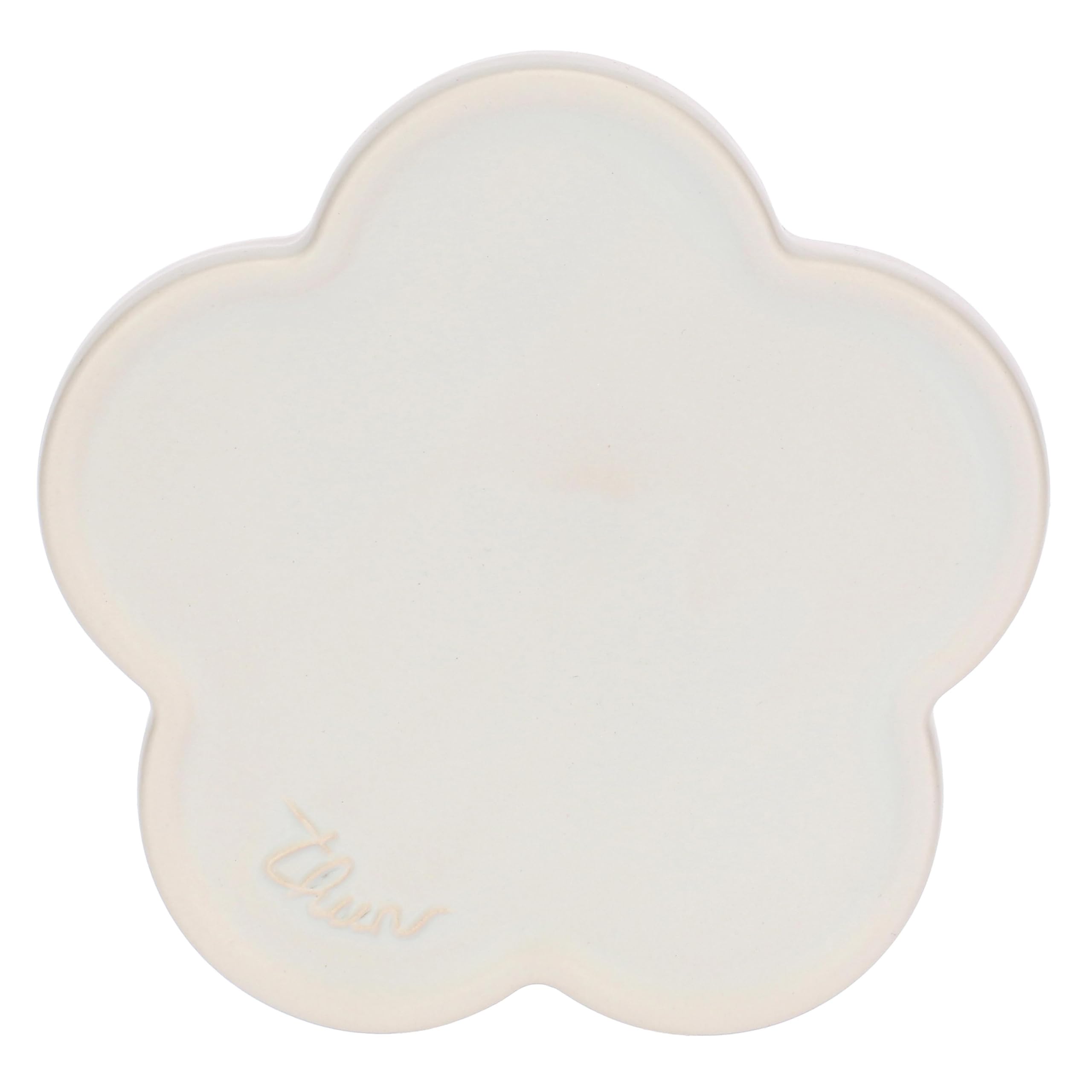 THUN - Soap Dish Flower - Stoneware - Bathroom Accessories Collection - Ø 11-2.3 cm h