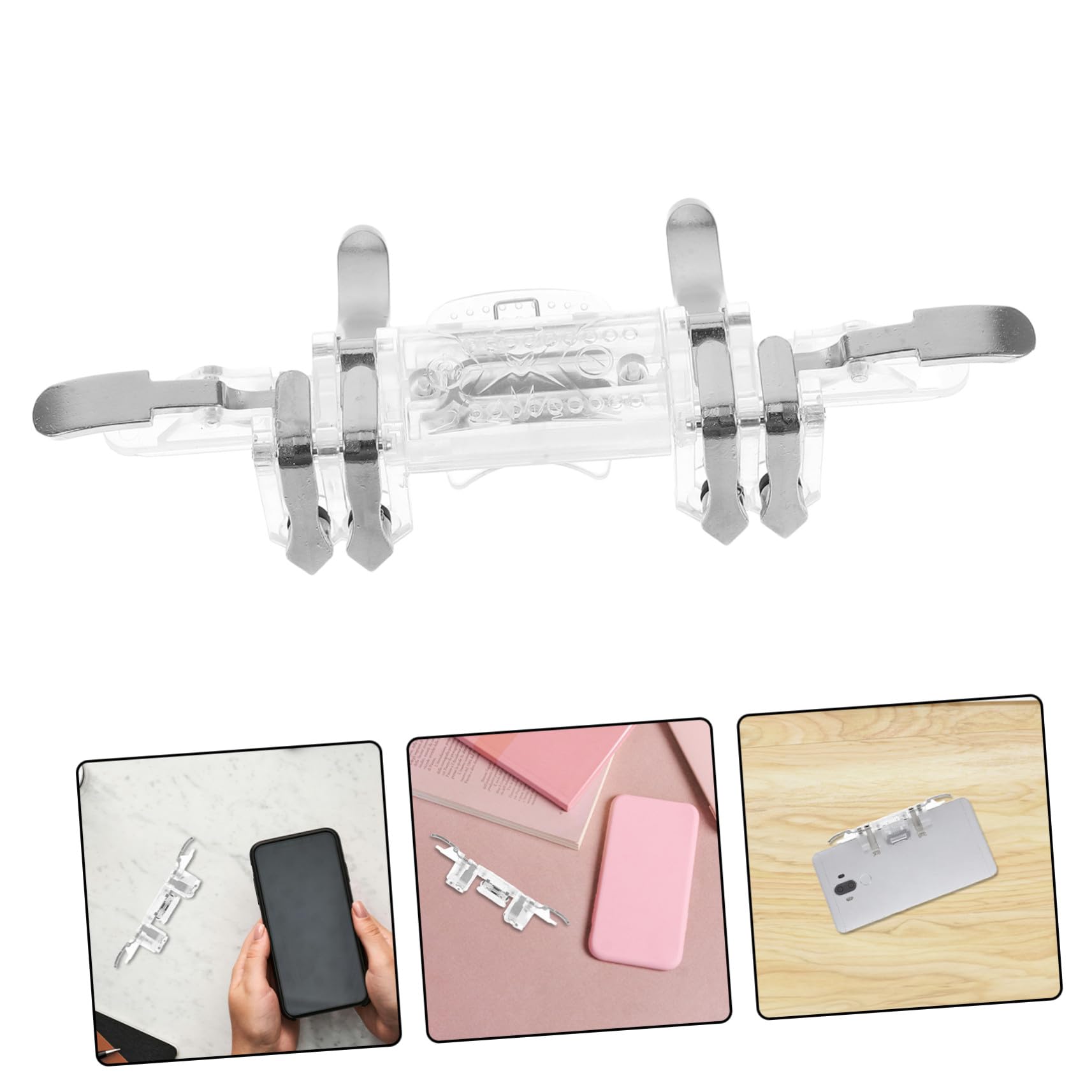 DIYEAH 5 Piezas Controlador Móvil para Gatillos de Acción Rápida Mango Ergonómico Compatible con Teléfonos Accesorio Físico de Precisión para Mejorar el Rendimiento Competitivo