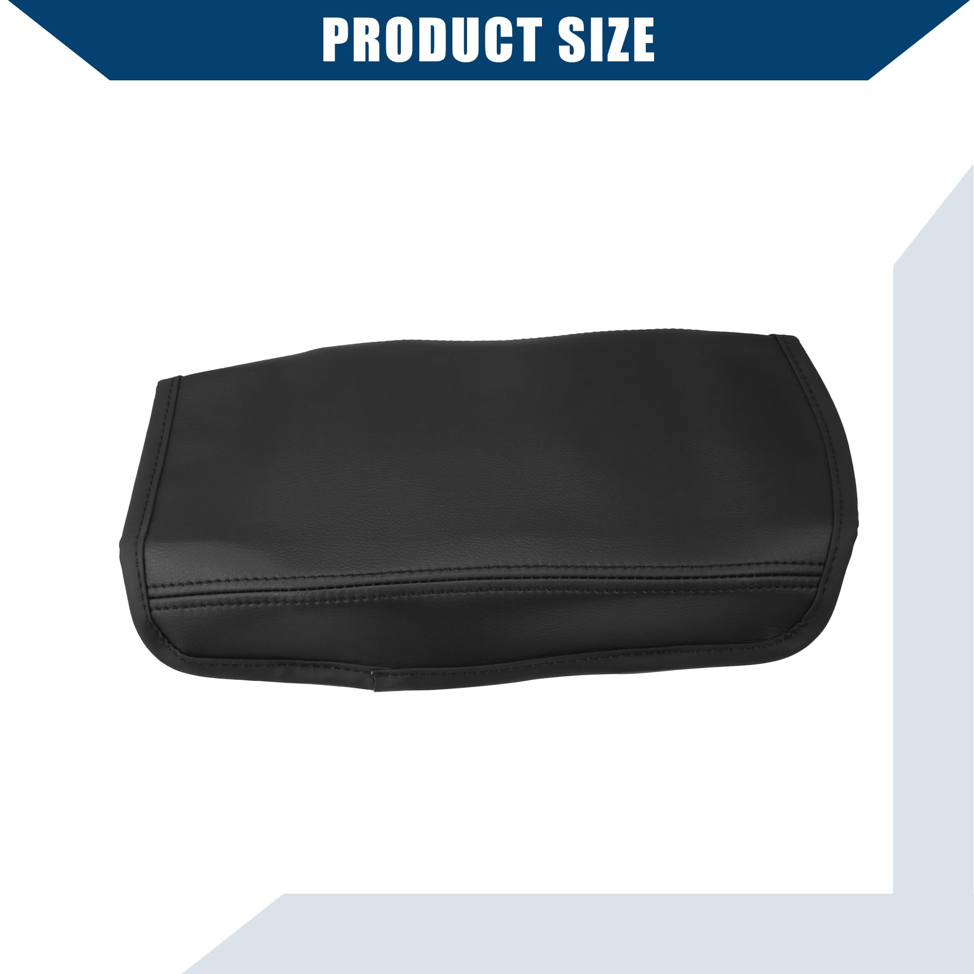 Housse d'accoudoir en cuir microfibre taille personnalisée pour console Housse d'accoudoir en cuir microfibre taille personnalisée pour console