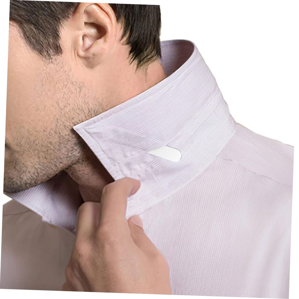 LIFKOME Kragenformer für Herrenhemden und Anzugkragen 36 Stück aus Edelstahl und Acryl mit Glatter Oberfläche für Professionelles Erscheinungsbild