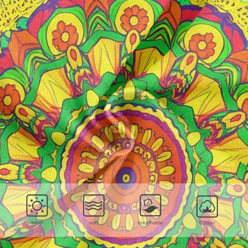 Girls Underwear Toddler 2t Cotton Girl Panties Cute Durable Kids Undies Briefs Vibrant Colorful Mandala3