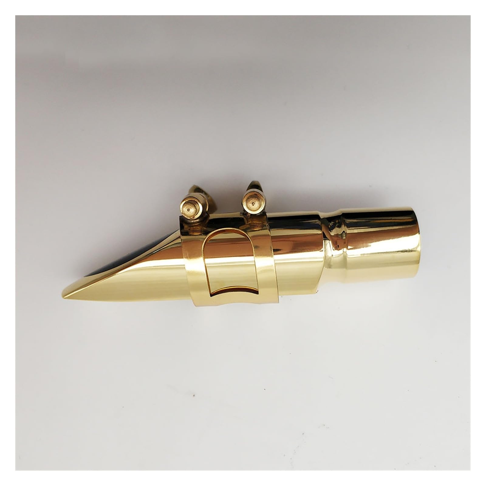 Zestaw Ustników Do Saksofonu Altowego Z Płaskim Metalowym Ustnikiem Z Klipsem Na Nasadkę I Częściami Do Podkładek Pod Zęby Akcesoria do Saksofonu Części (Color : Size 8)