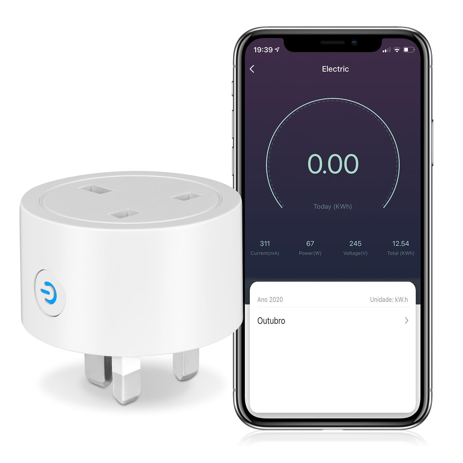 Flintronic WiFi Smart Plug, Smart Plug Mini, Smart Plug Wi-Fi Outlet, Wireless Remote Control Timer Switch, Remote Control & Timer, Compatible with Alexa & Google Home, No Hub Needed