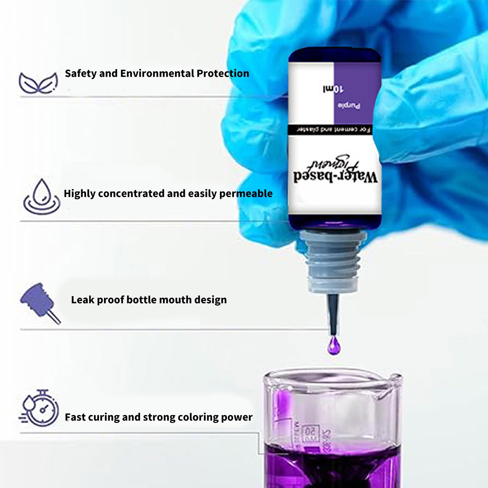 Juego de 30 botellas de tinta, resina epoxi, suministros para hacer joyas, colores intensos, pigmentos, adecuados para manualidades y suministros de manualidades