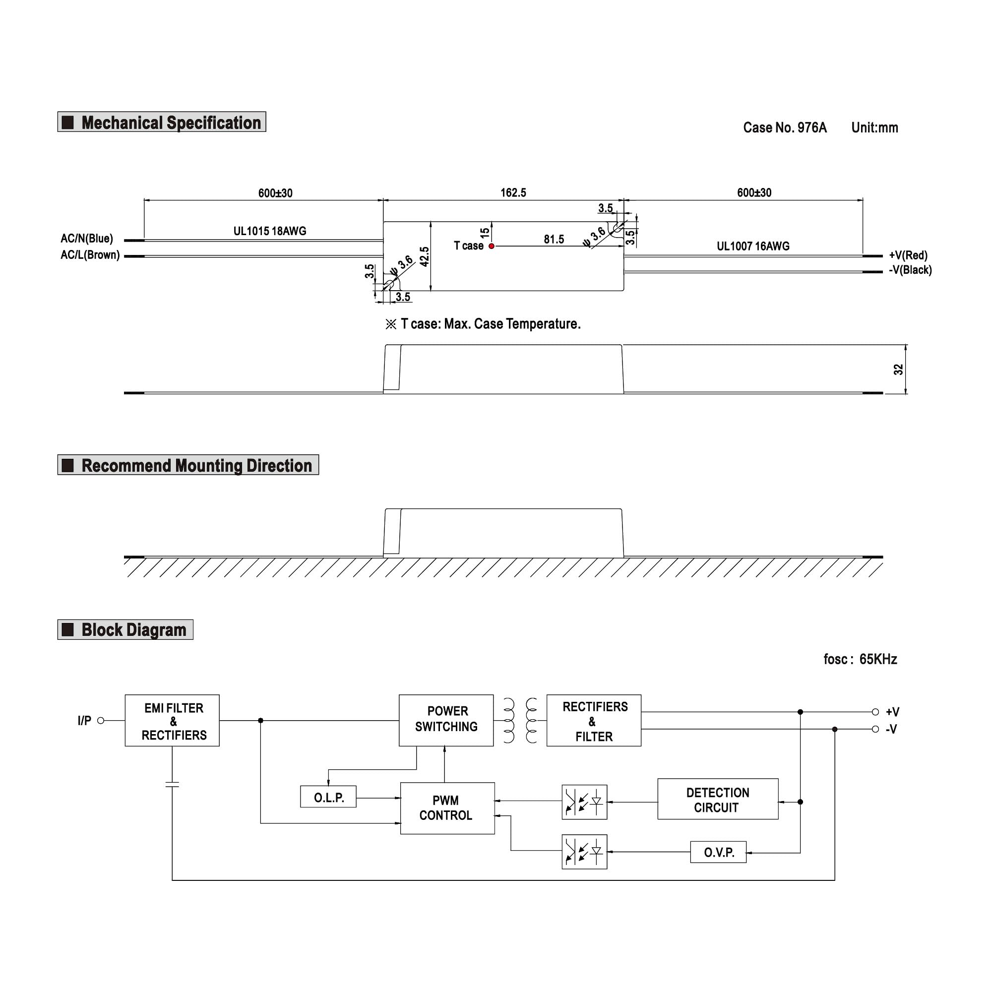 Mean Well LPV-60-12 Alimentatore LED - 60W, 12V | IP67, Protezione Da Cortocircuito Per Interni/Esterni - Foto 12
