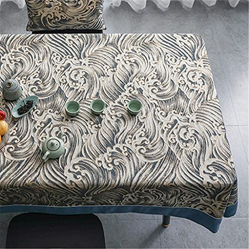 Nappe de table basse rectangulaire salon et restaurant HGCHH A - 6