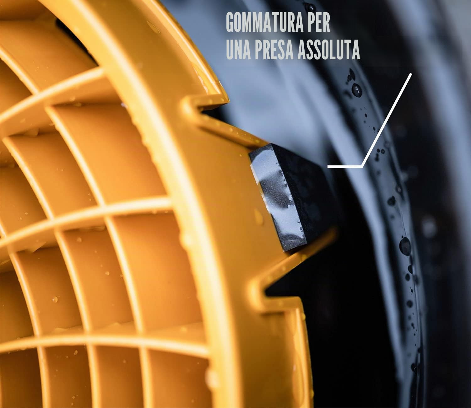 detailmate Meguiars - Set di lavaggio per auto, secchio da 5 galloni (19 l) con dettagli Guardz Dirt Lock, contenitore per il lavaggio a mano oro, senza graffi