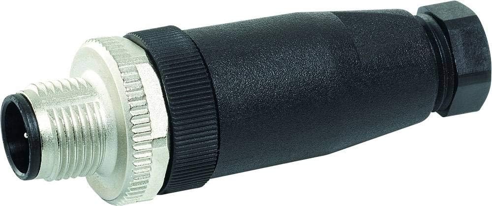 MURR ELEKTRONIK 7000-12721-0000000 MURR ELEKTRONIK 7000-12721-0000000 Screw Terminal Connection, Field WIREABLE Connector, 18 AWG, M12 Barrel 5-PIN Male AXIAL Connection, Accepts Cable Diameter Size 4