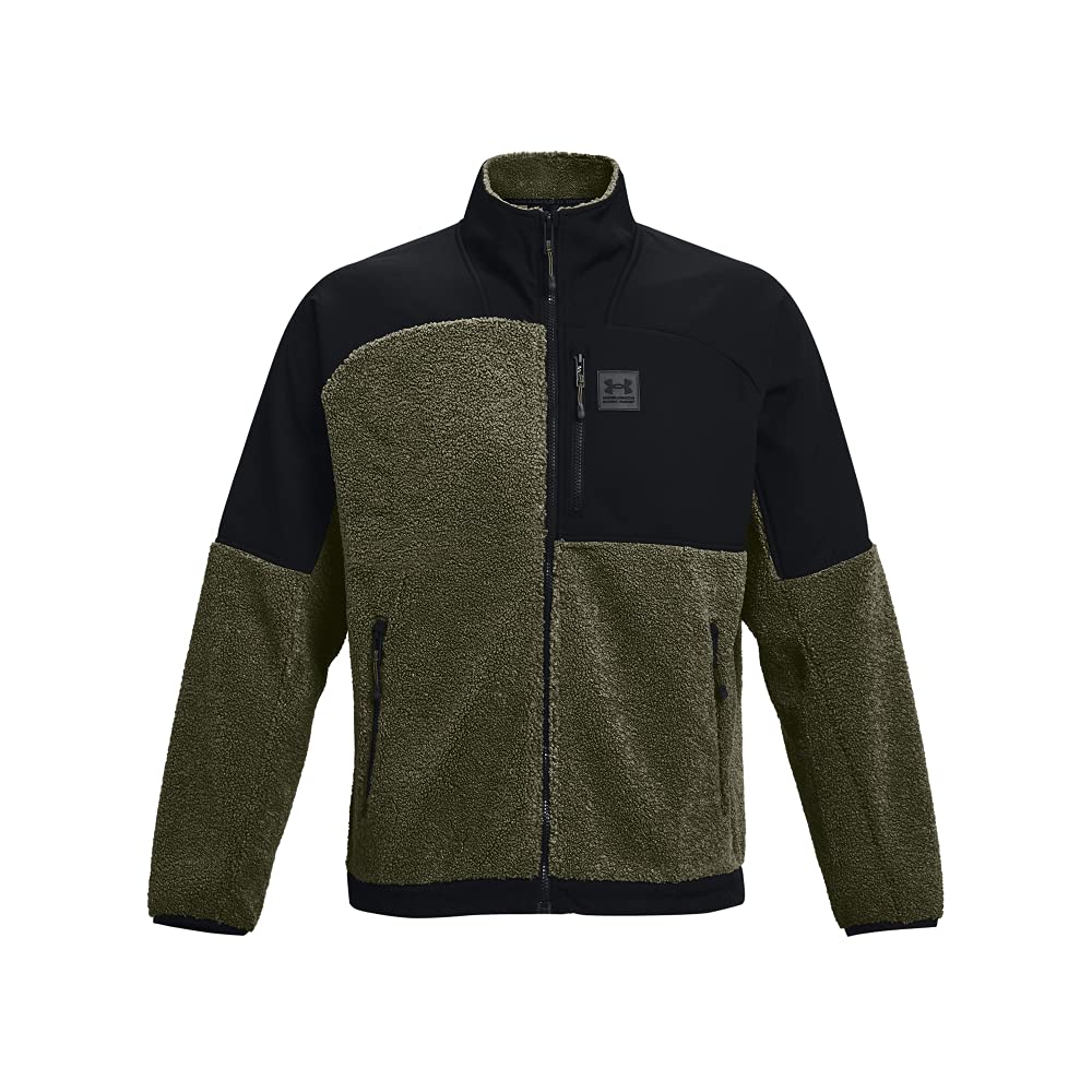 Under Armour mens Mission Boucle Swacket, Marine Od Green (390)/Baroque Green, Large