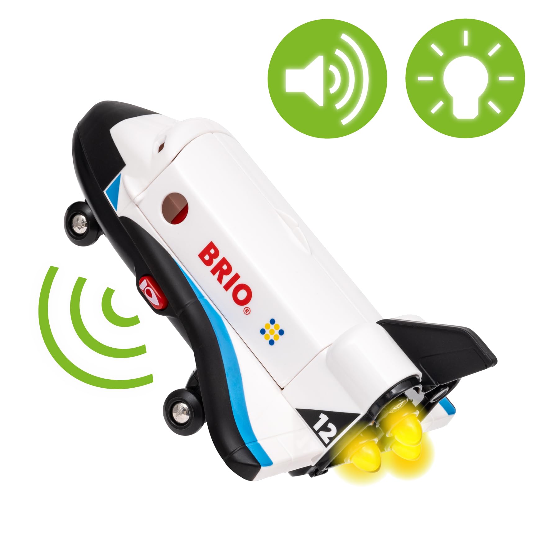 BRIO World Weltraum Deluxe Holzeisenbahnset - Spielzeug ab 3 Jahre