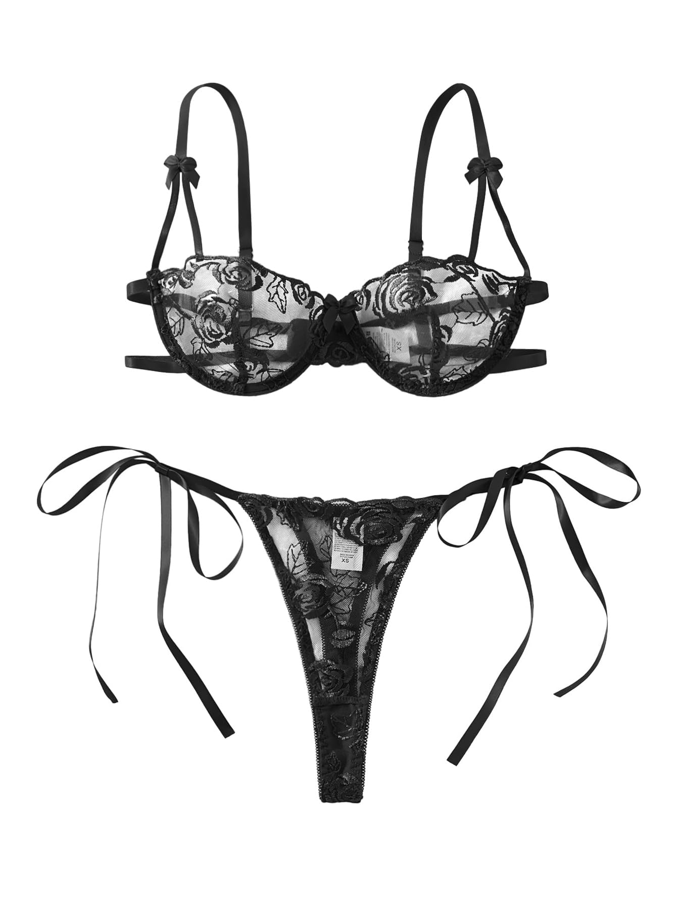 Lilosy Sexy Lingerie Set 2 Piece Women Bra and Panty