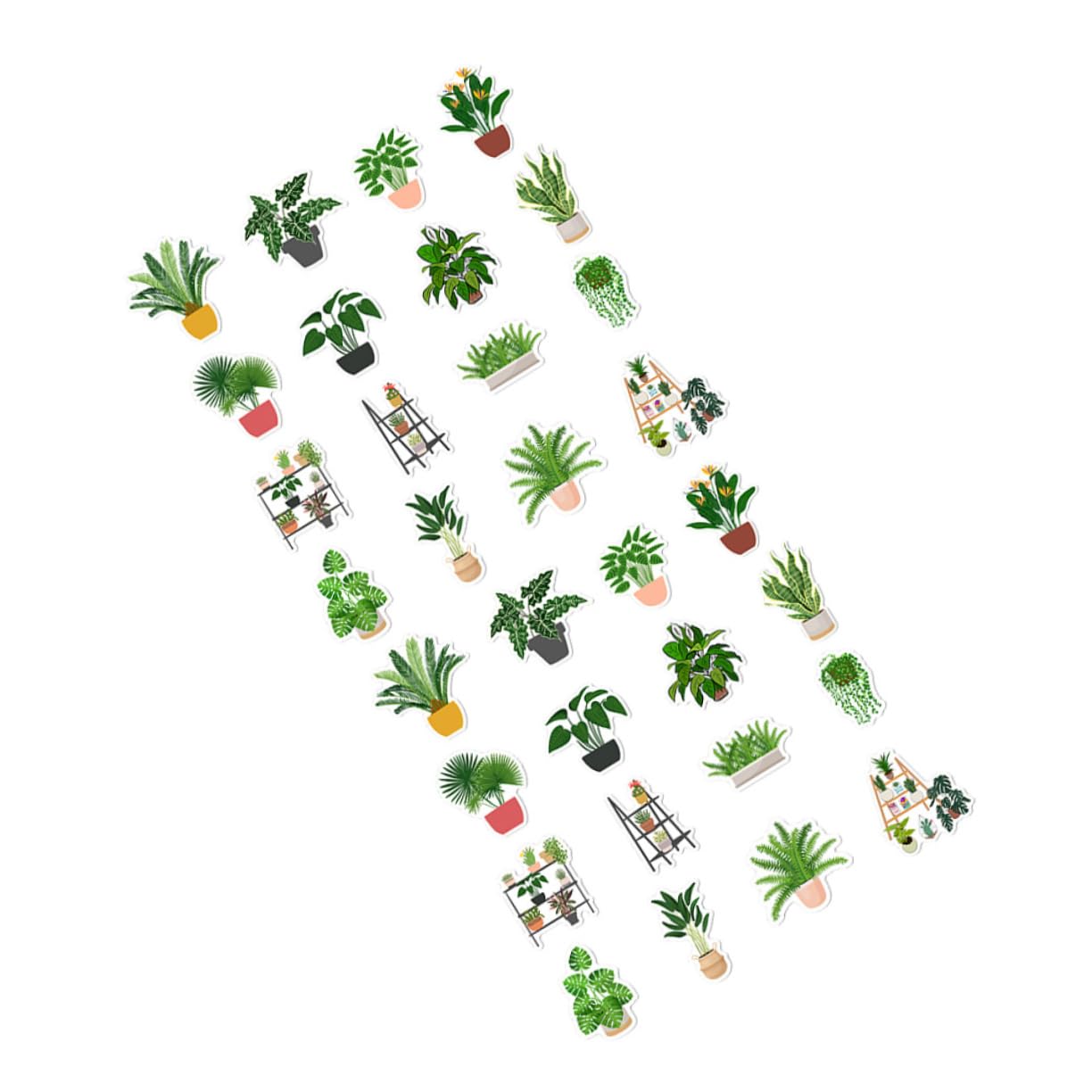 Pegatina de bonsái magnética Mikinona decoración para nevera imanes decorativos de plantas