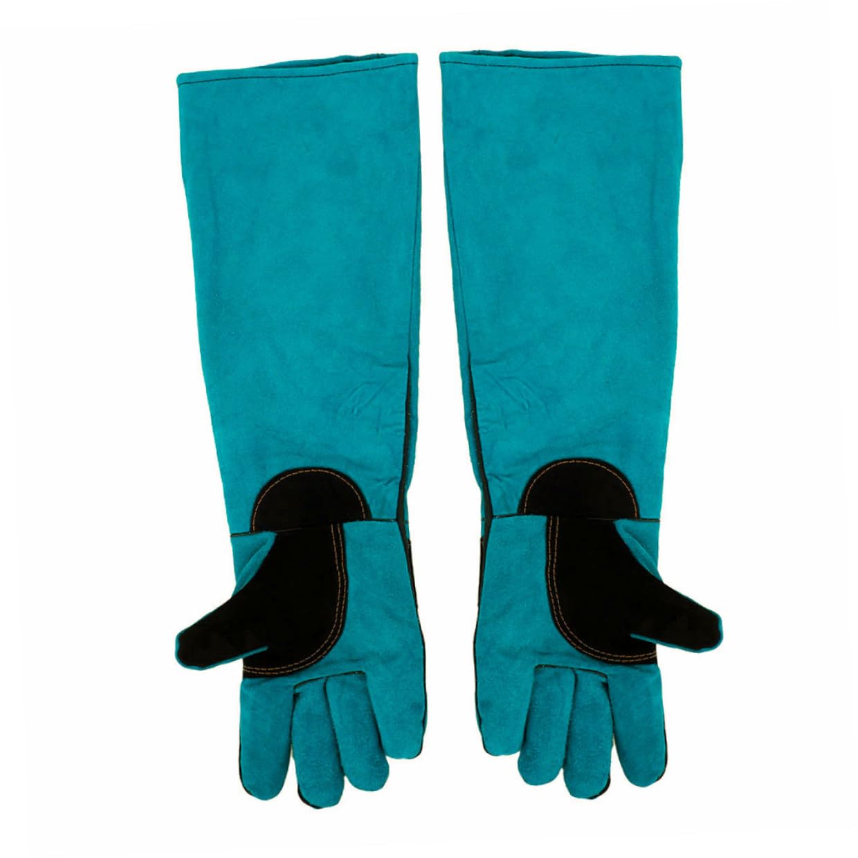 Guantes Antipicadura para Perros y Gatos Cuero Sintético Resistente Protección para Alimentación y Manipulación Diseño Ergonómico Talla Manga Larga Azul Guantes Multifunción para