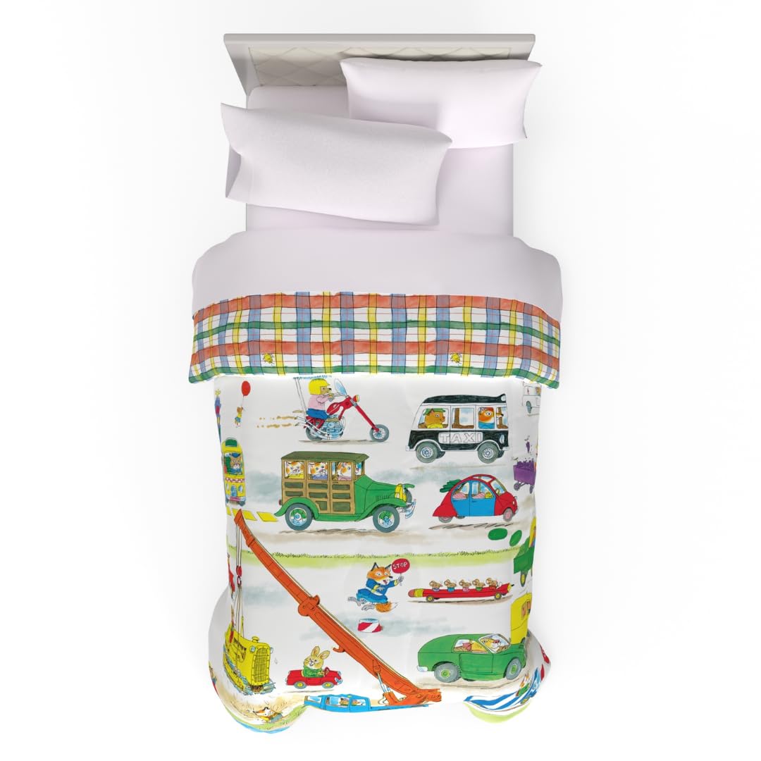 Parure de lit super douce Richard Scarry en microfibre pour lit double